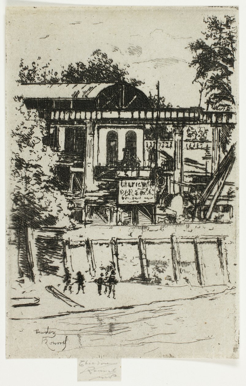 A fűrészmalom, Putney alkotó: Theodore Roussel