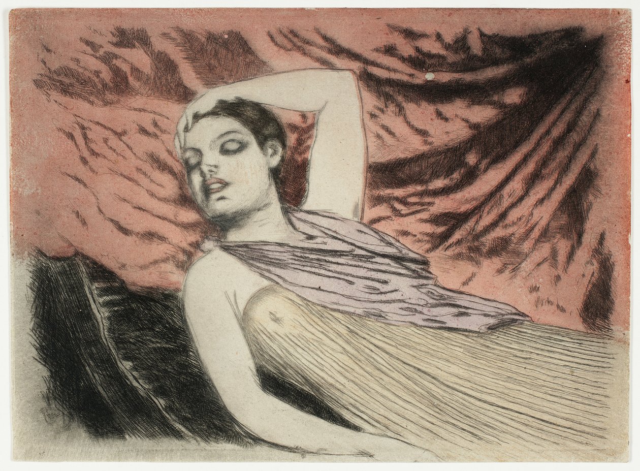 Az alvó modell vagy az alvó alkotó: Theodore Roussel