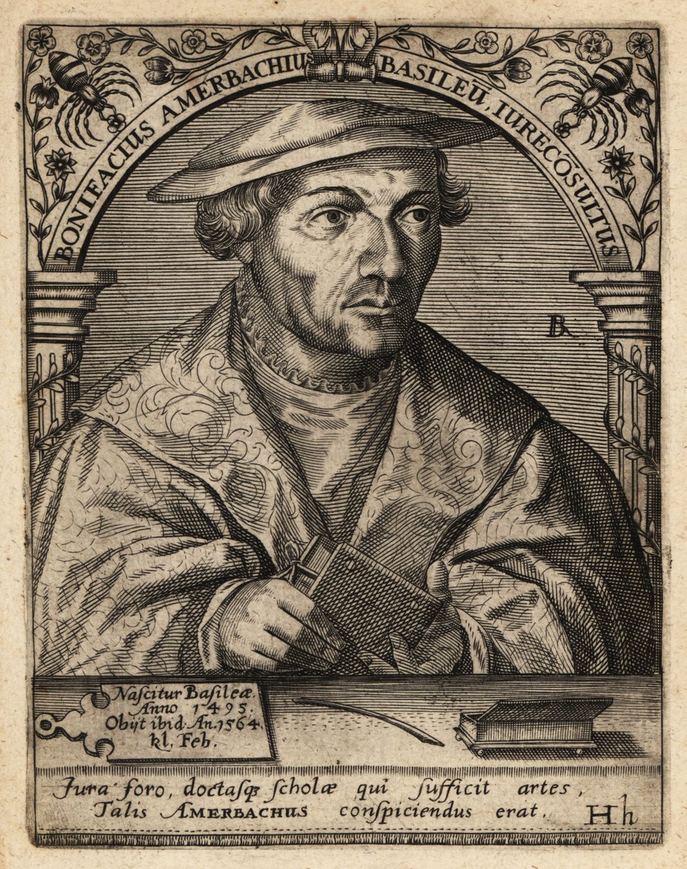 Bonifác Amerbach alkotó: Theodore de Bry