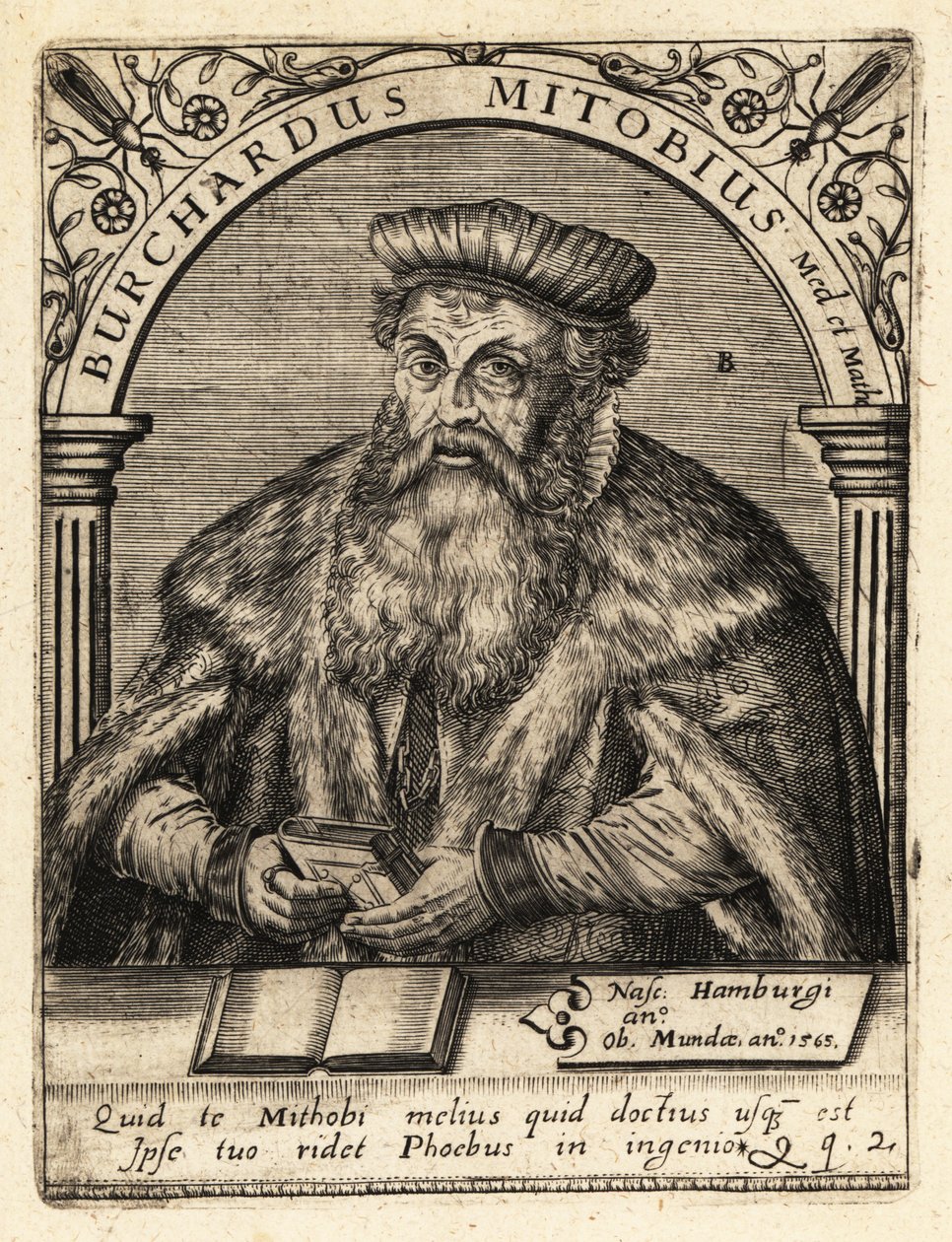 Burkhard Mithoff, anatómus és orvos alkotó: Theodore de Bry