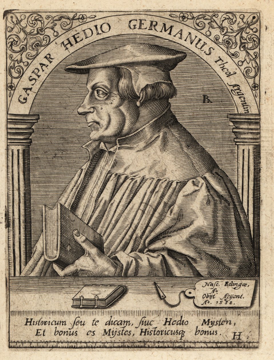Caspar Hedio alkotó: Theodore de Bry