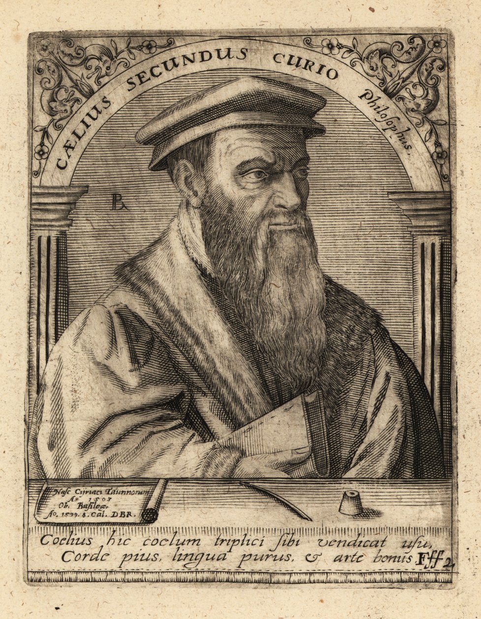 Celio Secondo Curio olasz humanista alkotó: Theodore de Bry