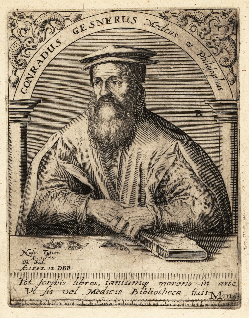 Conrad Gessner, svájci orvos alkotó: Theodore de Bry