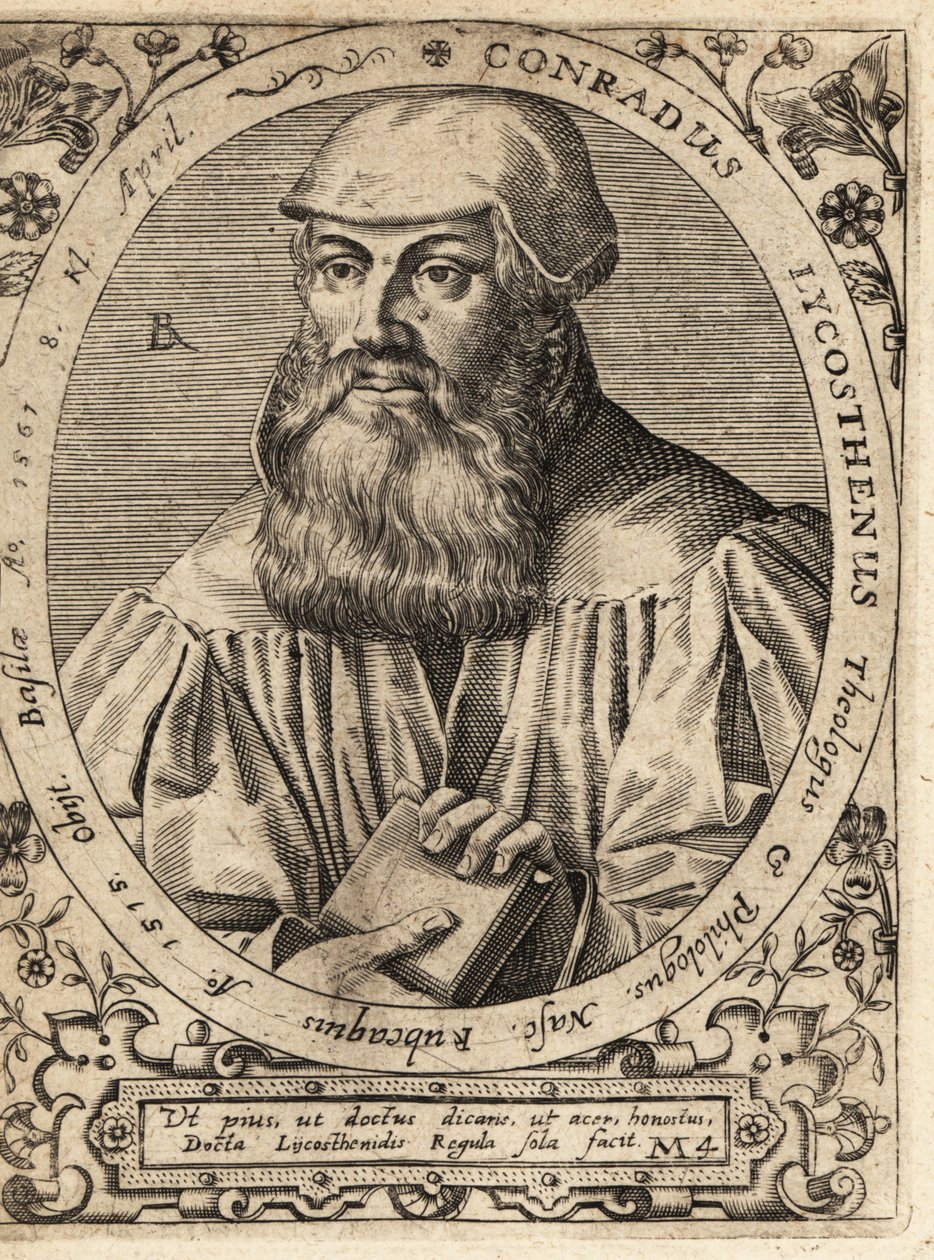Konrád Lycosthenes alkotó: Theodore de Bry