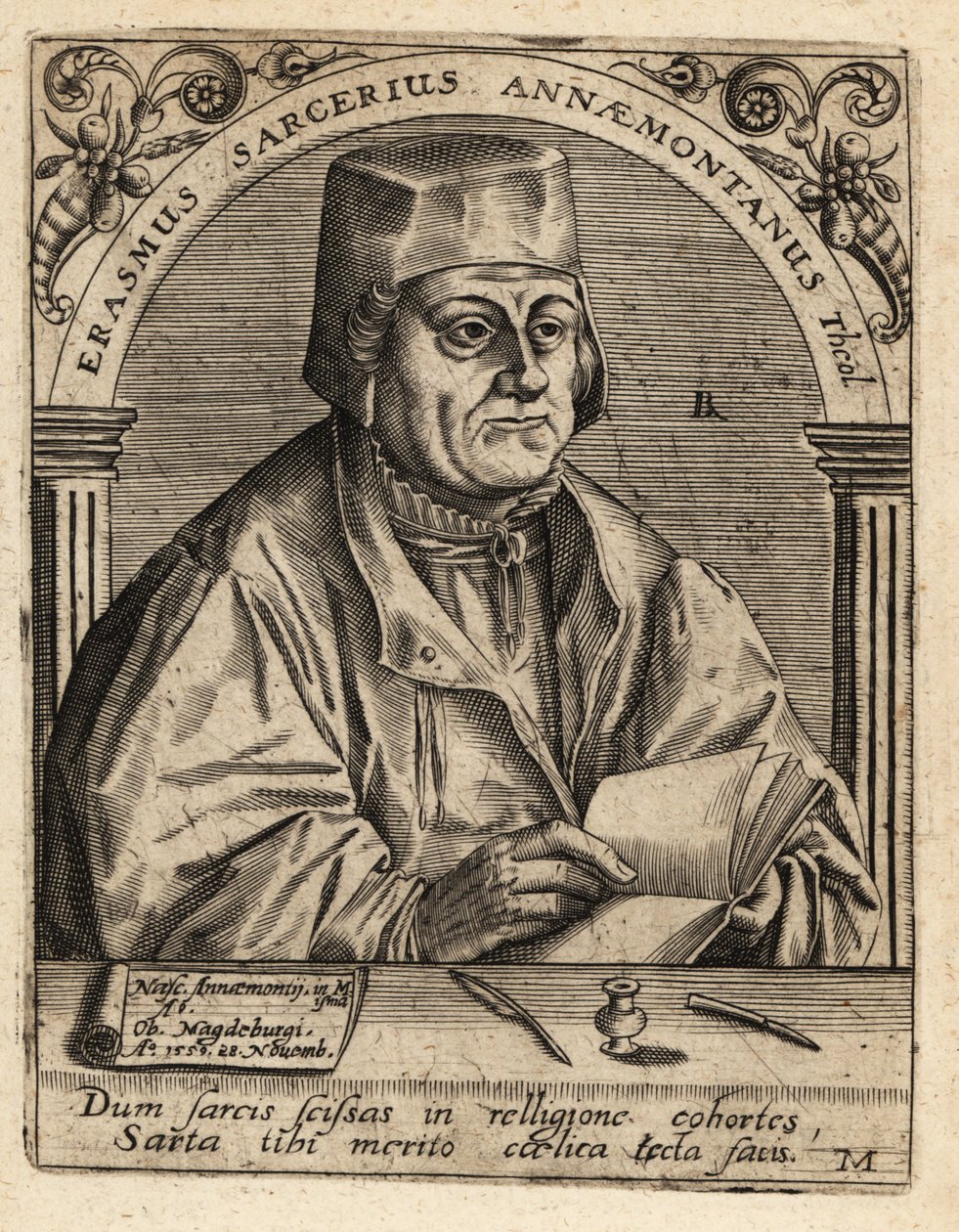Erasmus Sarcerius alkotó: Theodore de Bry