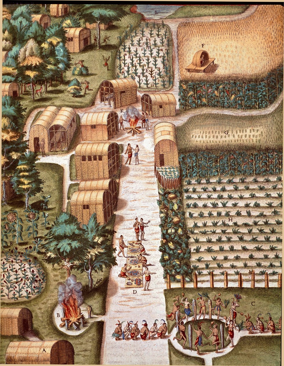 Theodore de Bry (1528-1598) „” Admirante Narratio Americae” című metszete alkotó: Theodore de Bry
