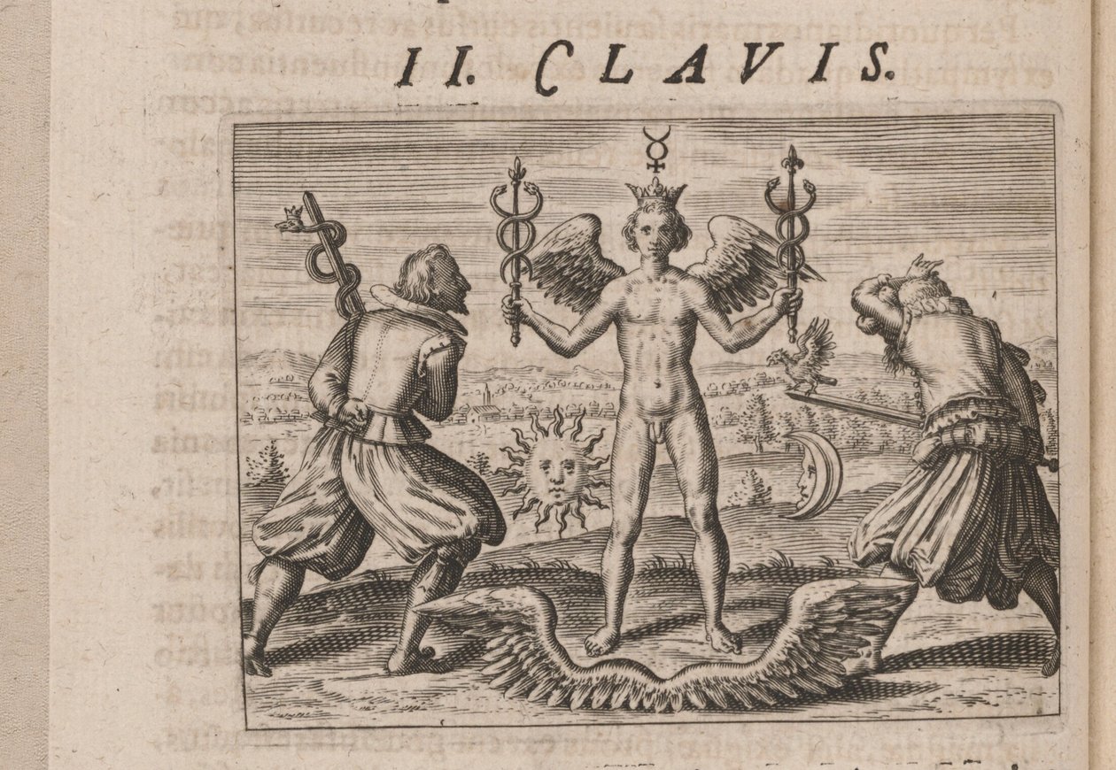 Illusztráció Tripus Avrevs számára, azaz válogatott kémikusok három értekezése.., 1618 alkotó: Theodore de Bry