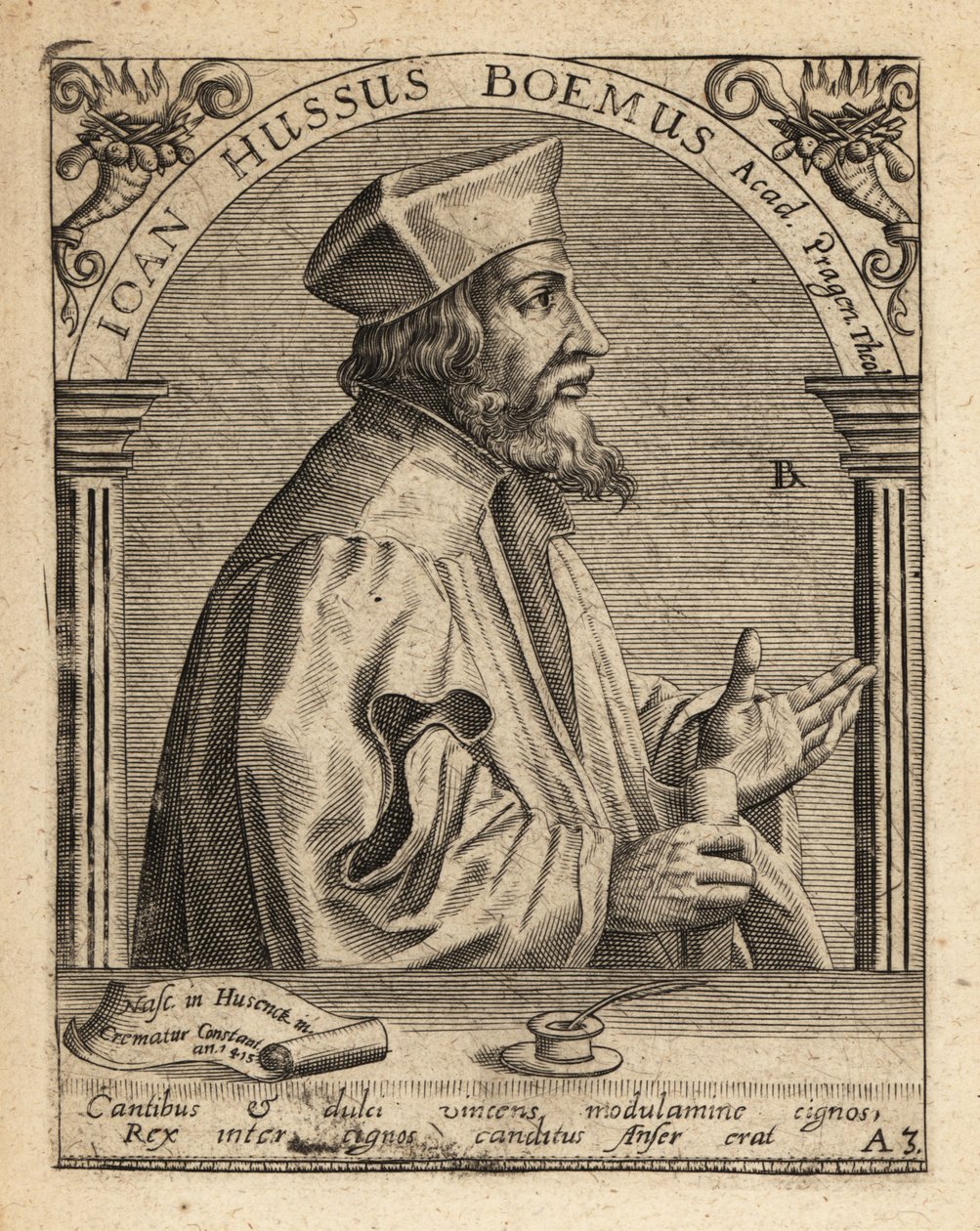 Jan Hus alkotó: Theodore de Bry