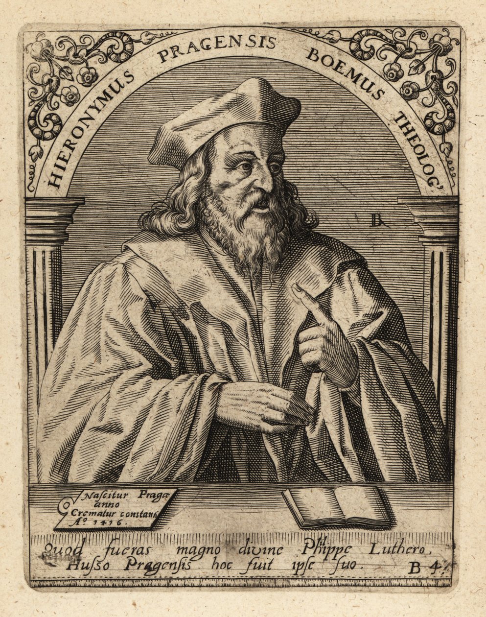 Prágai Jeromos alkotó: Theodore de Bry