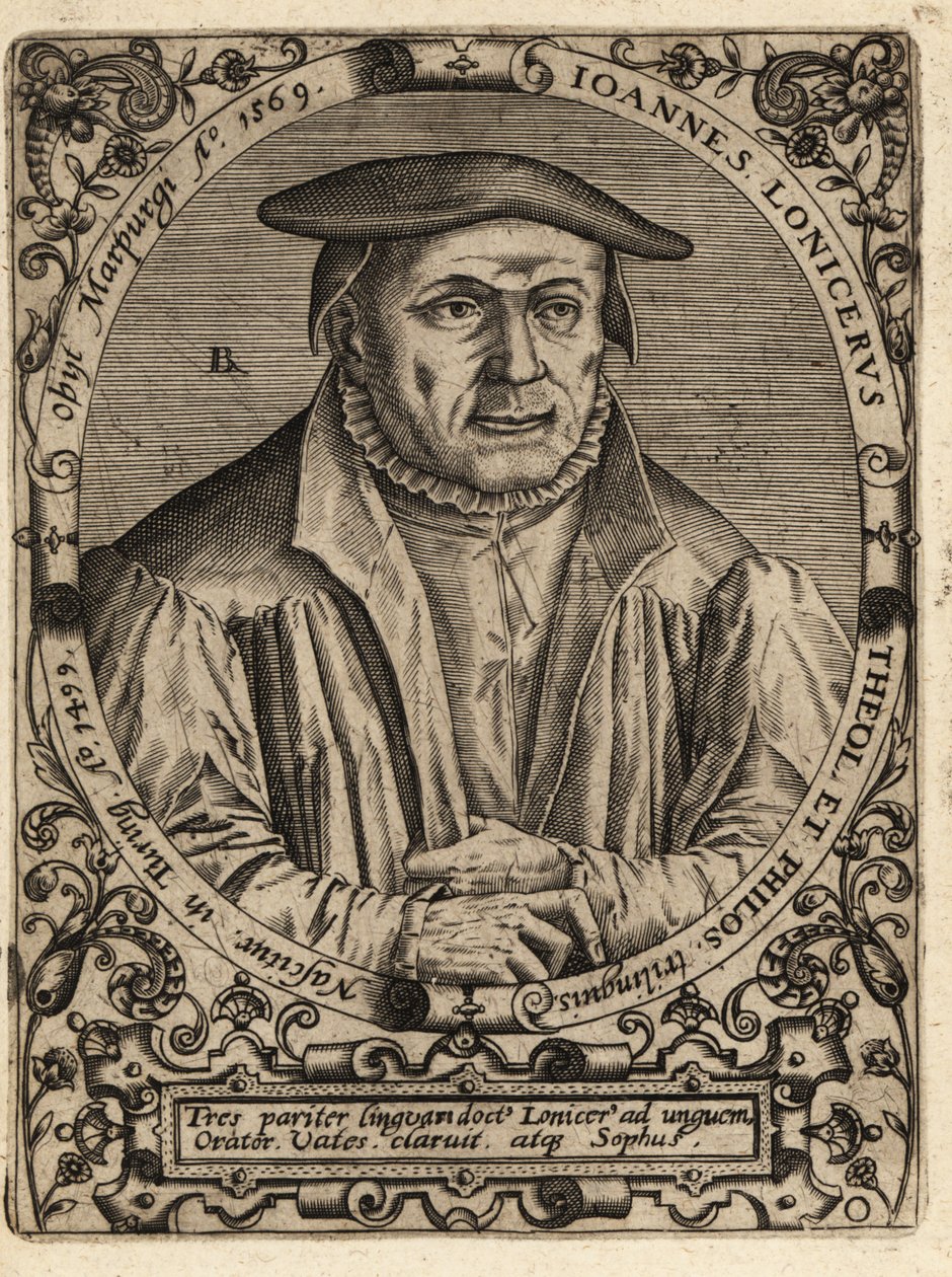 Johann Lonitzer alkotó: Theodore de Bry