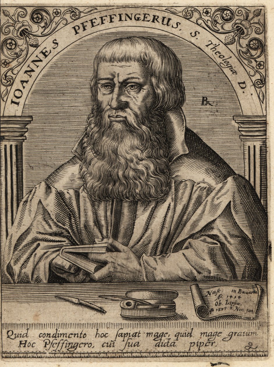 Johann Pfeffinger alkotó: Theodore de Bry