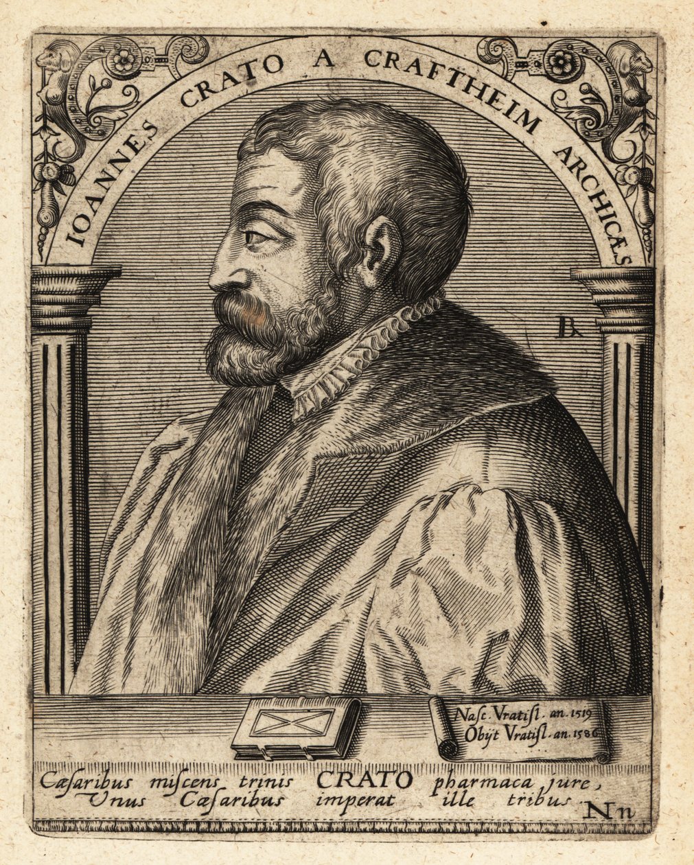 Johannes Crato Krafftheimből alkotó: Theodore de Bry