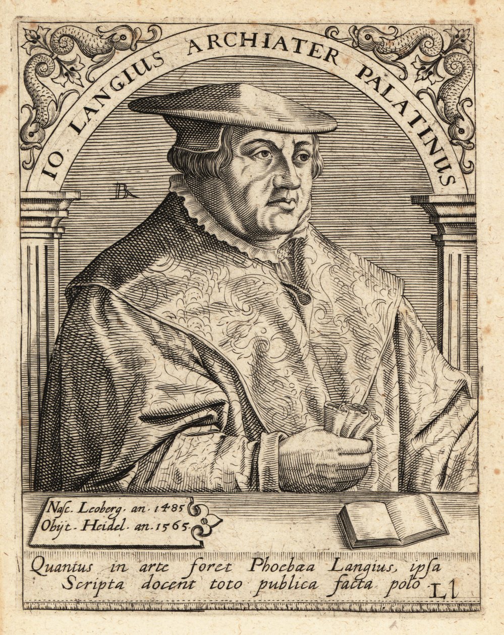 Johannes Lange német orvos és sebész alkotó: Theodore de Bry