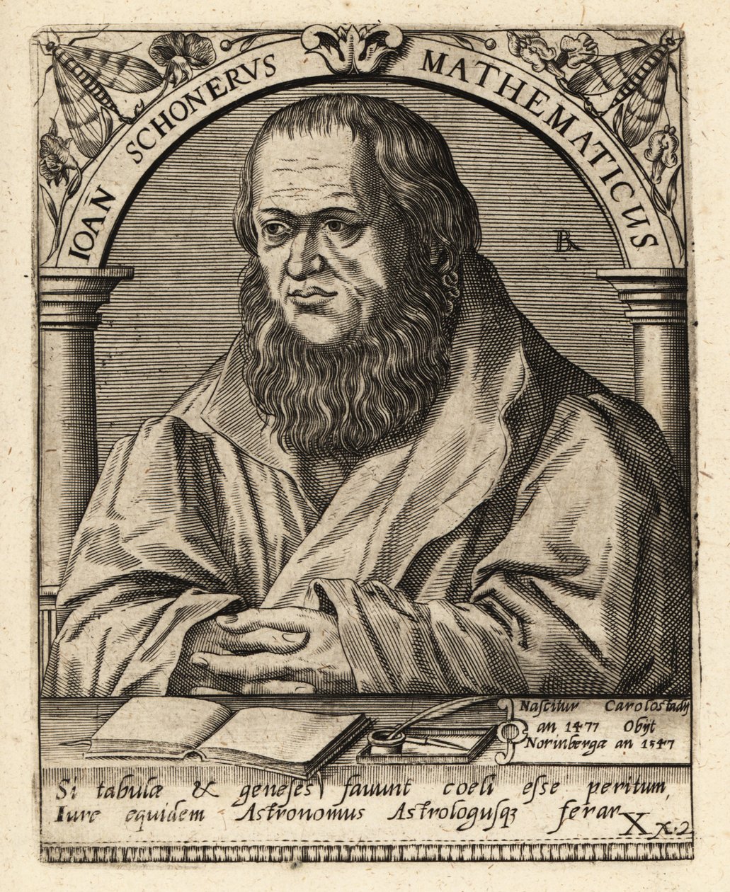 Johannes Schoner, német polihisztor alkotó: Theodore de Bry