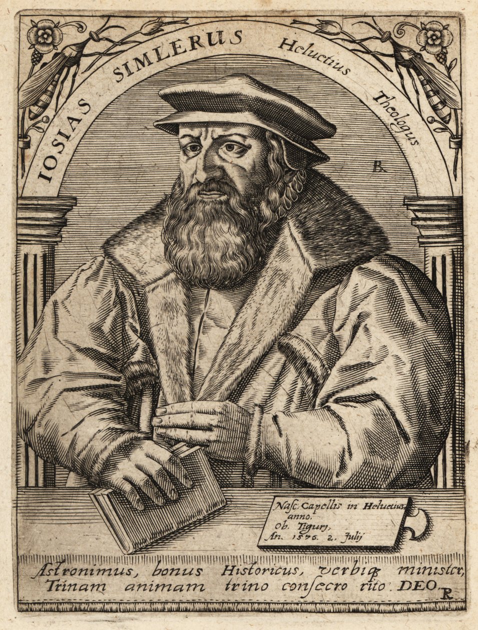 Josias Simmler alkotó: Theodore de Bry