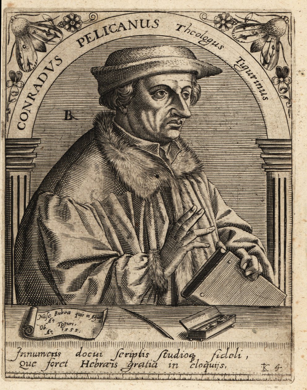 Konrad Pellikan alkotó: Theodore de Bry