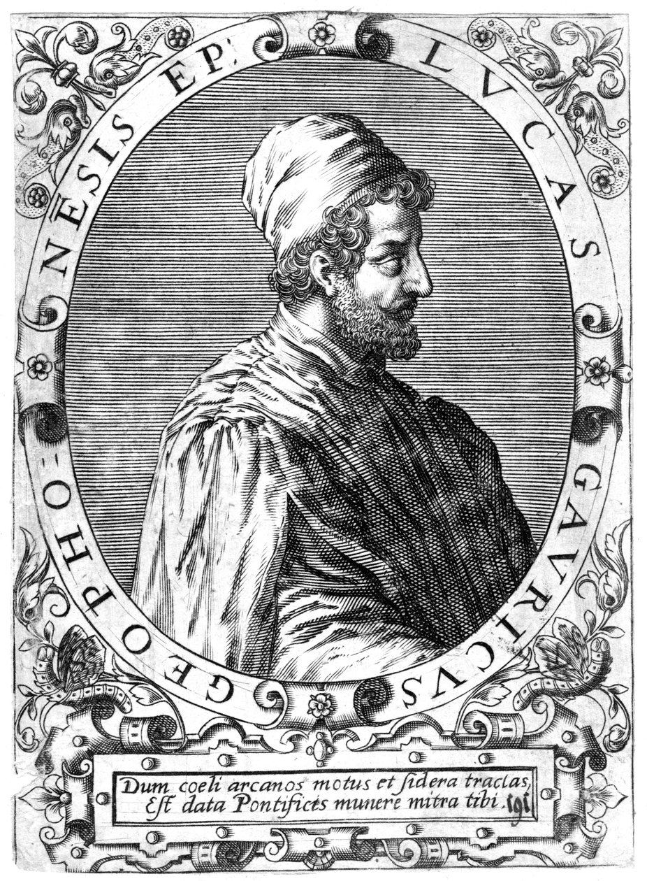 Lucas Gaurico olasz csillagász, asztrológus és matematikus, 16. század. alkotó: Theodore de Bry
