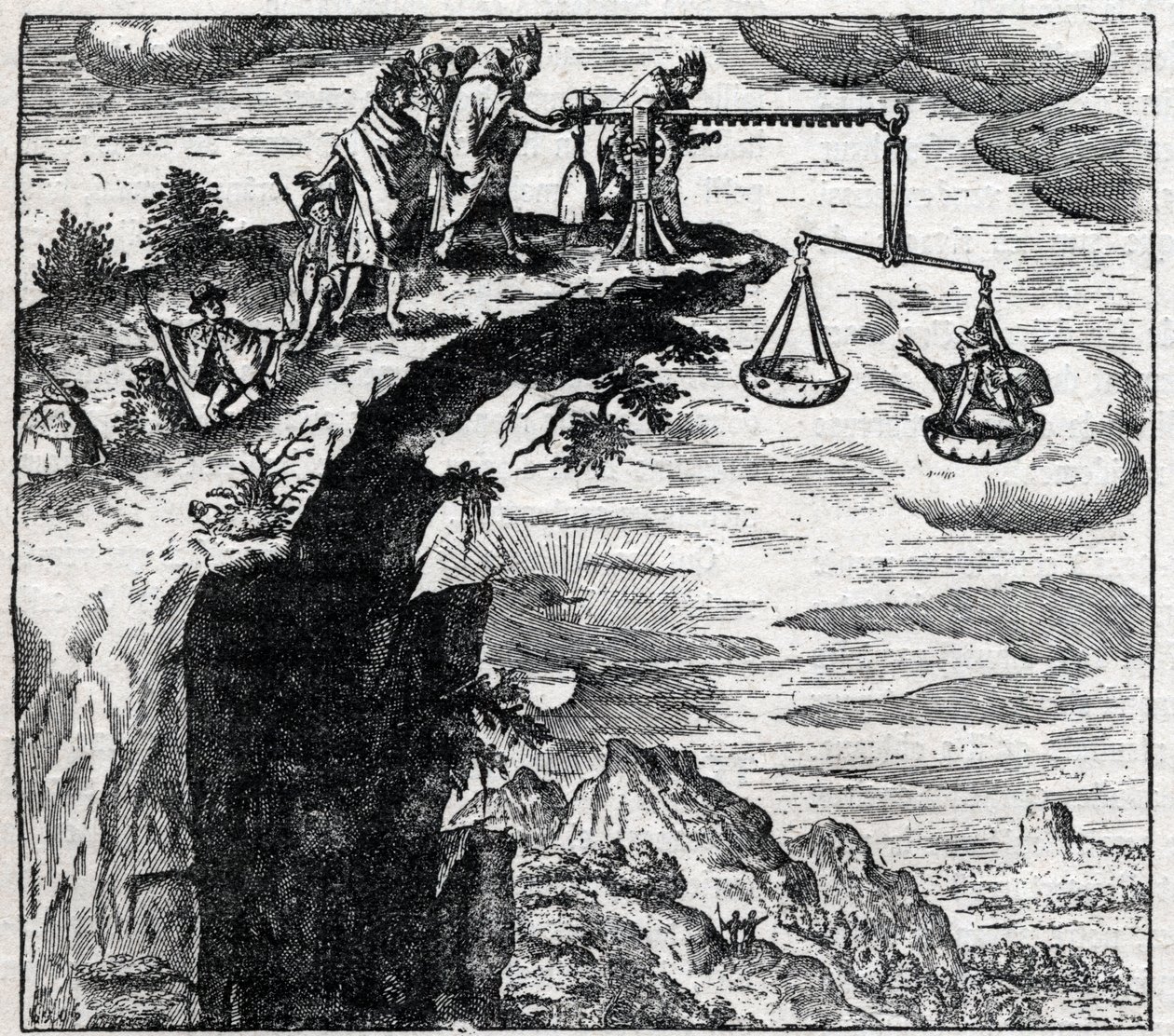 Módszer egy vallomást kicsikarni egy bûnözõtõl Dél-Amerikában, amikor a spanyolok megérkeztek; Theodore de Bry (1528-1598) „” Travels” című művéből alkotó: Theodore de Bry
