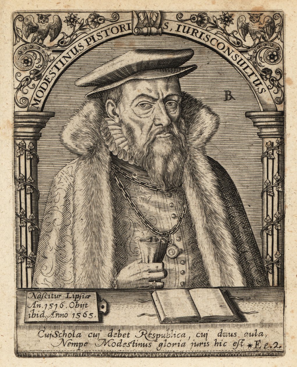 Modestinus Baker alkotó: Theodore de Bry