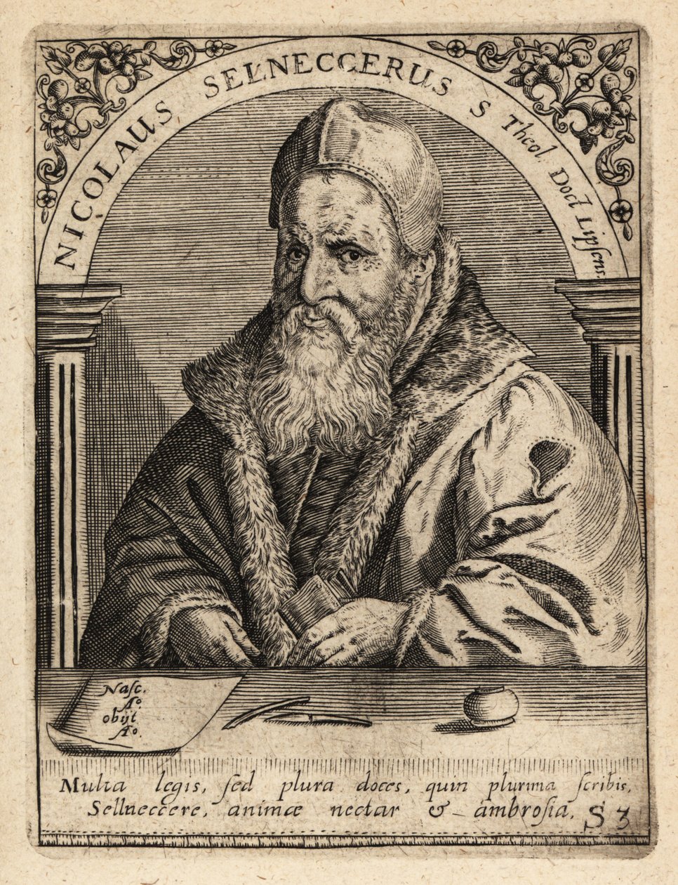 Nikolaus Selnecker alkotó: Theodore de Bry