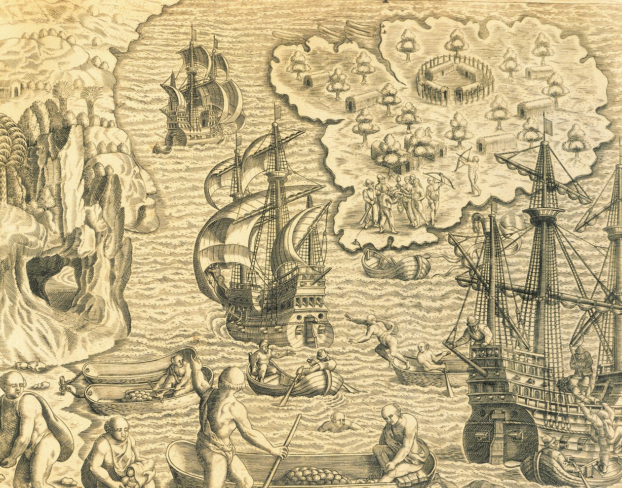 Gyöngy-szigetek alkotó: Theodore de Bry