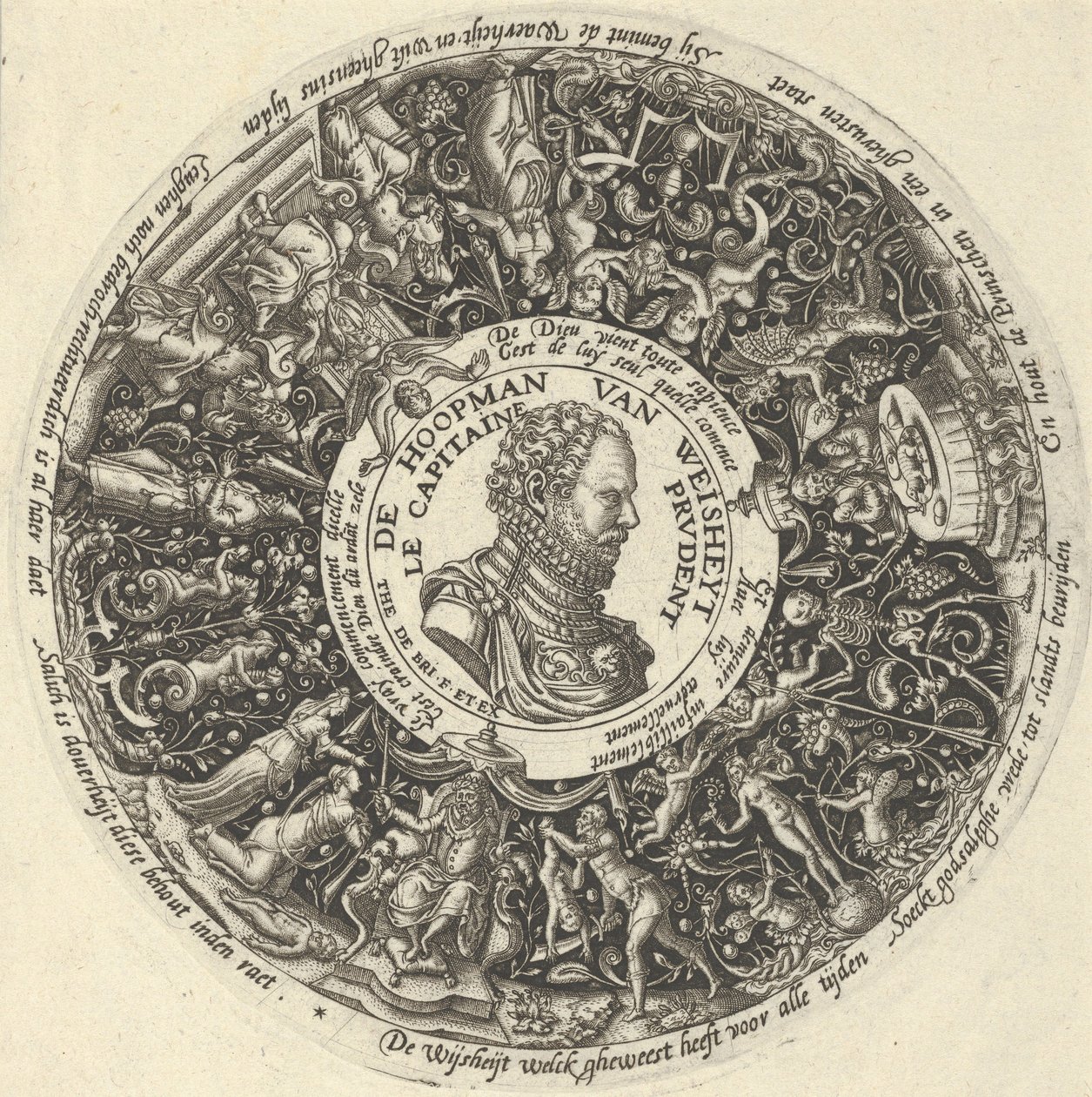 I. Vilmos portréja, a Tazza Designs sorozatból, kb. 1588. alkotó: Theodore de Bry
