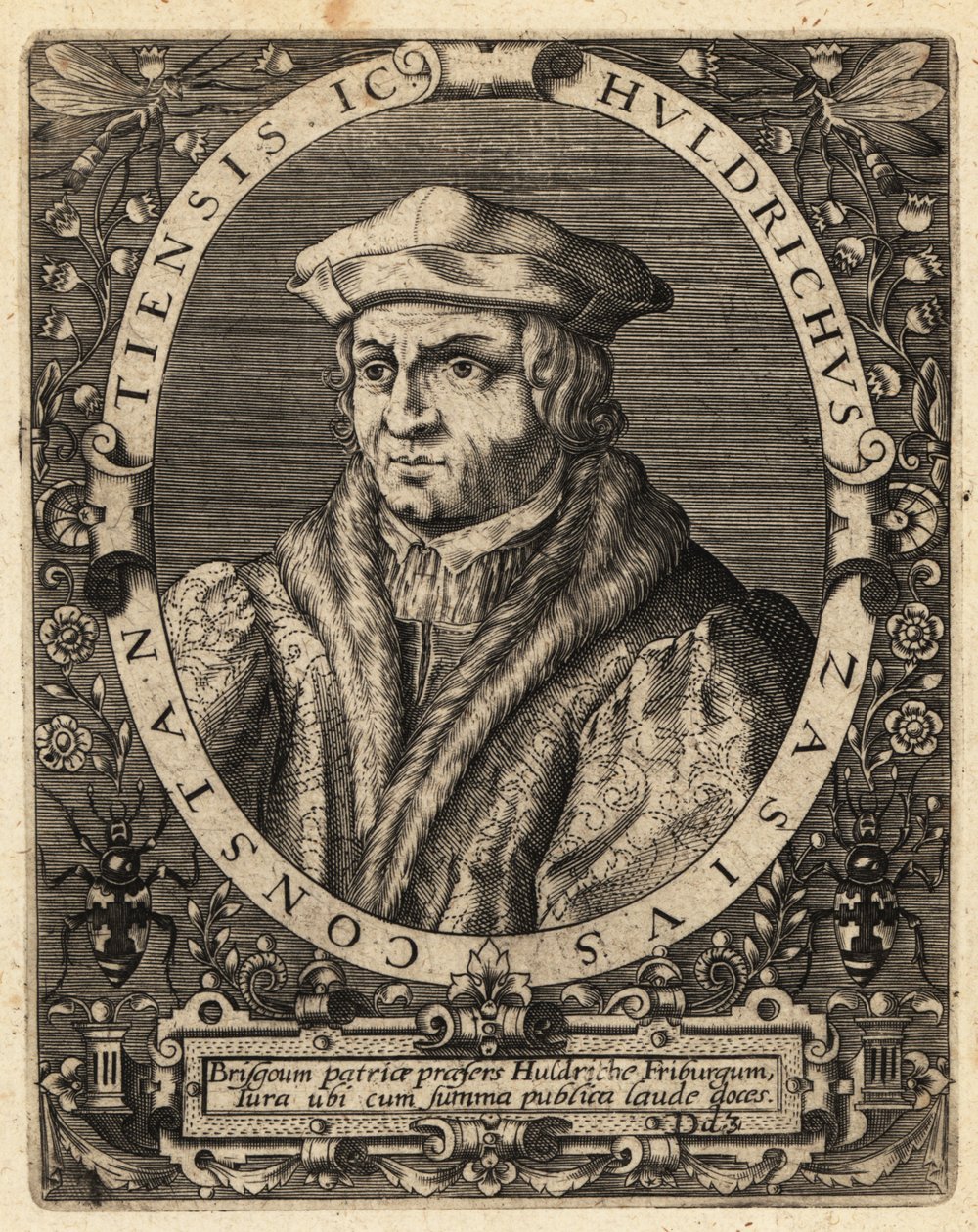 Ulrich Zasius alkotó: Theodore de Bry