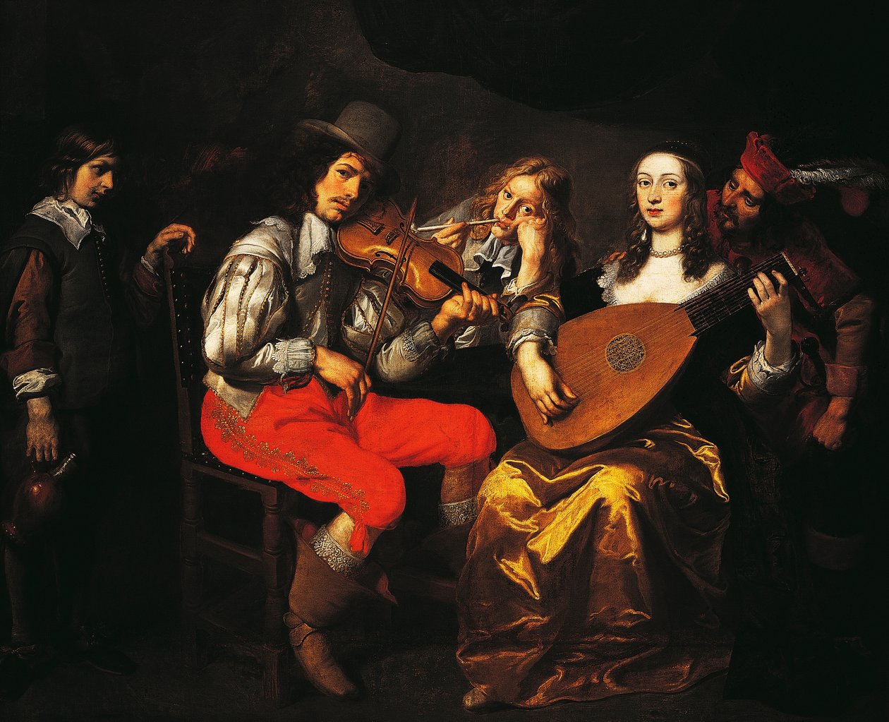 A koncert, Theodor van Thulden, 1650 körül alkotó: Theodore van Thulden