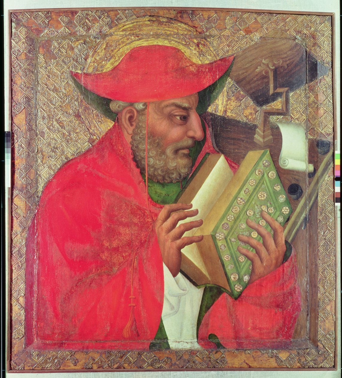 Szent Jeromos (tempera a panelen) alkotó: Theodoricus of Prague