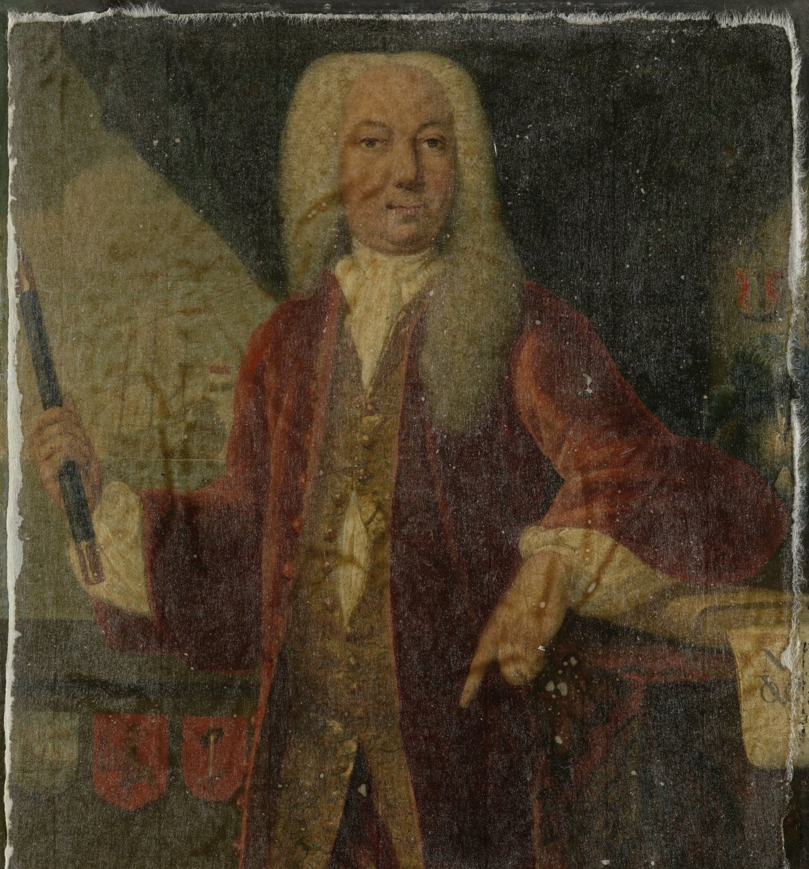 Adriaan Valckenier, a Holland Kelet-Indiai Társaság főkormányzójának portréja alkotó: Theodorus Justinus Rheen (copy after)