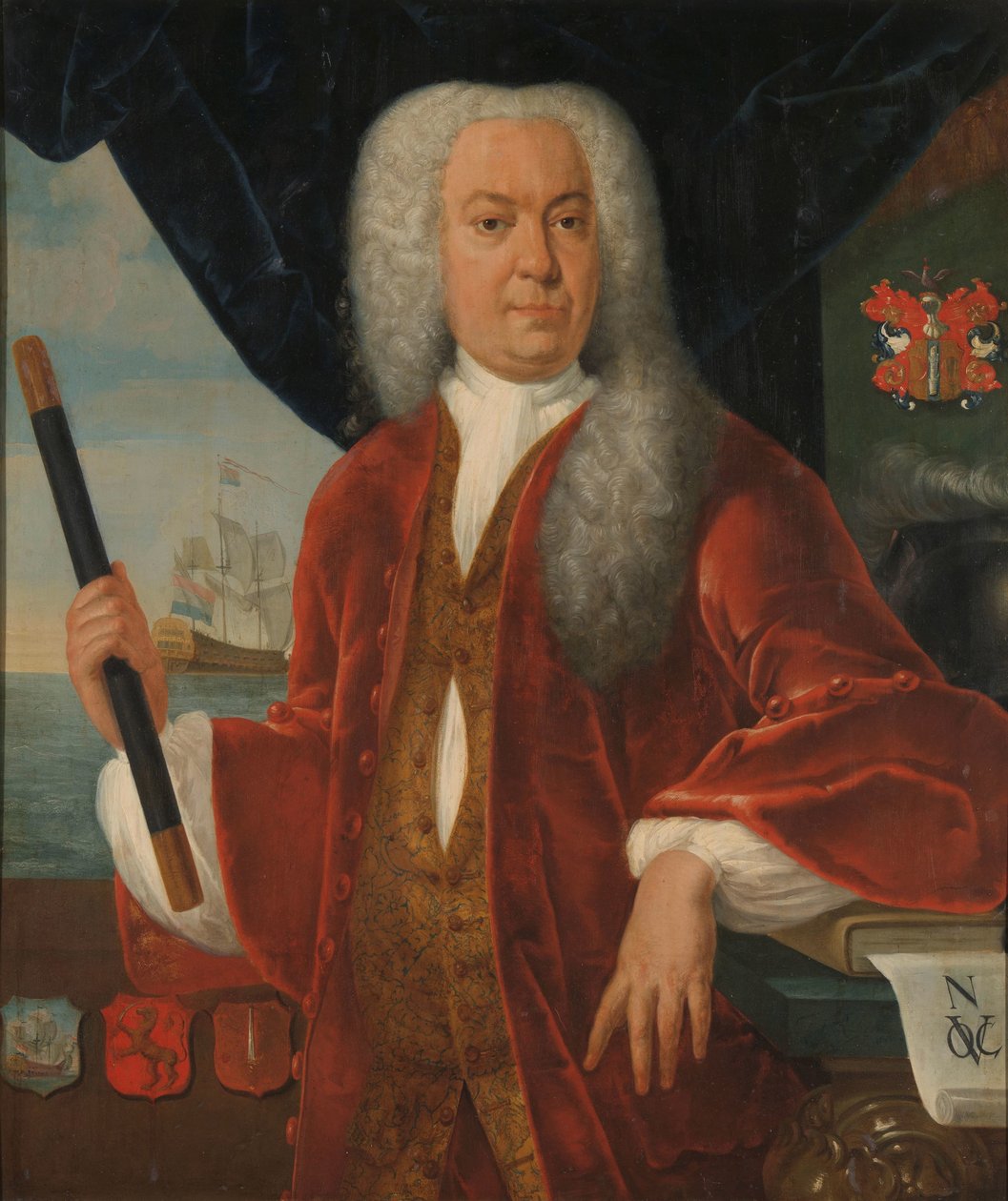 Adriaan Valckenier (1737-1741) Adriaan Valckenier, a Holland Kelet-Indiai Társaság főkormányzójának portréja alkotó: Theodorus Justinus Rheen