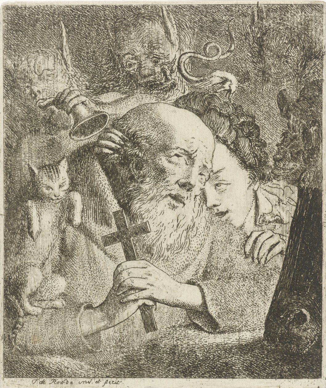Szent Antal megkísértése alkotó: Theodorus de Roode