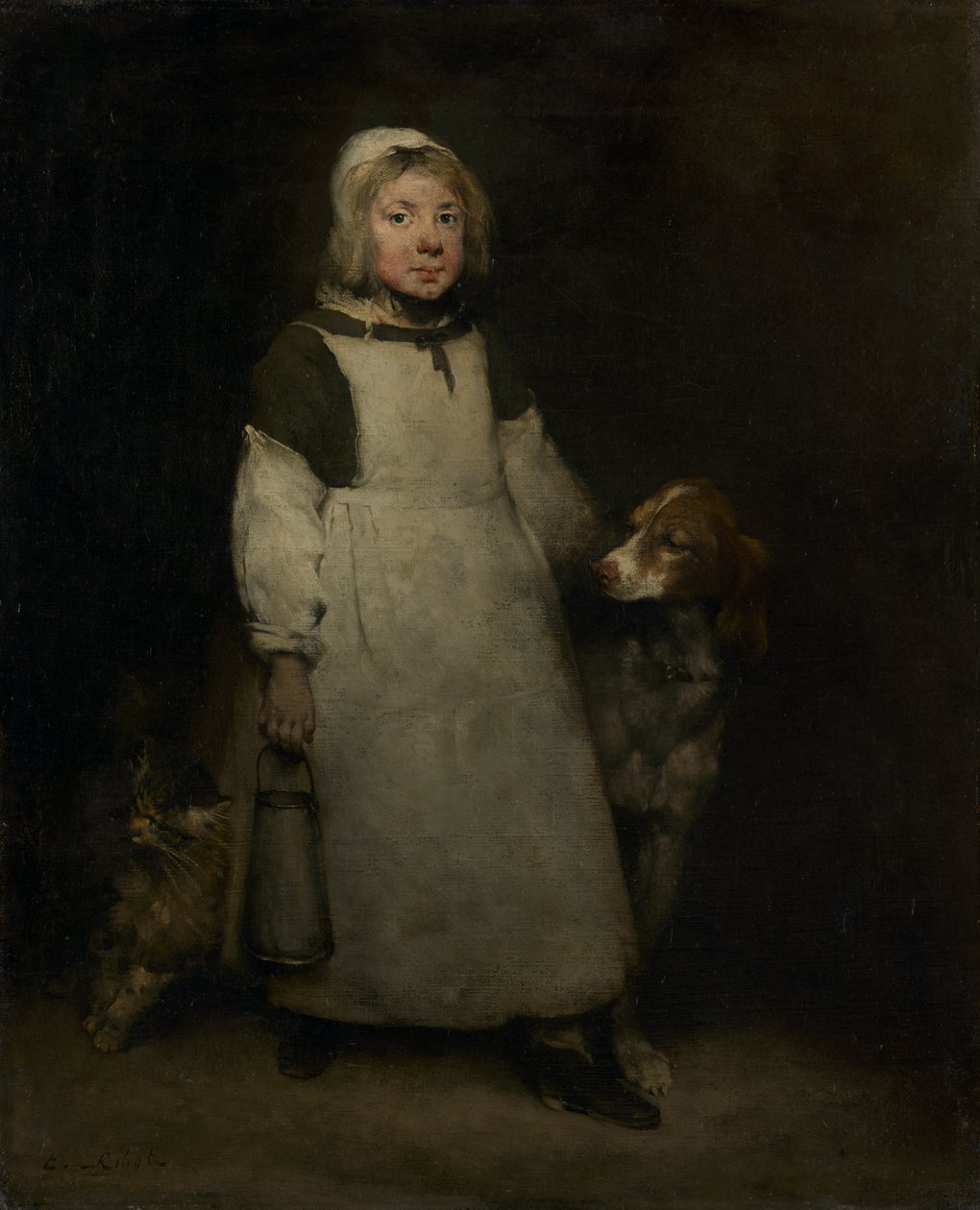 A kis tejeslány alkotó: Theodule Ribot