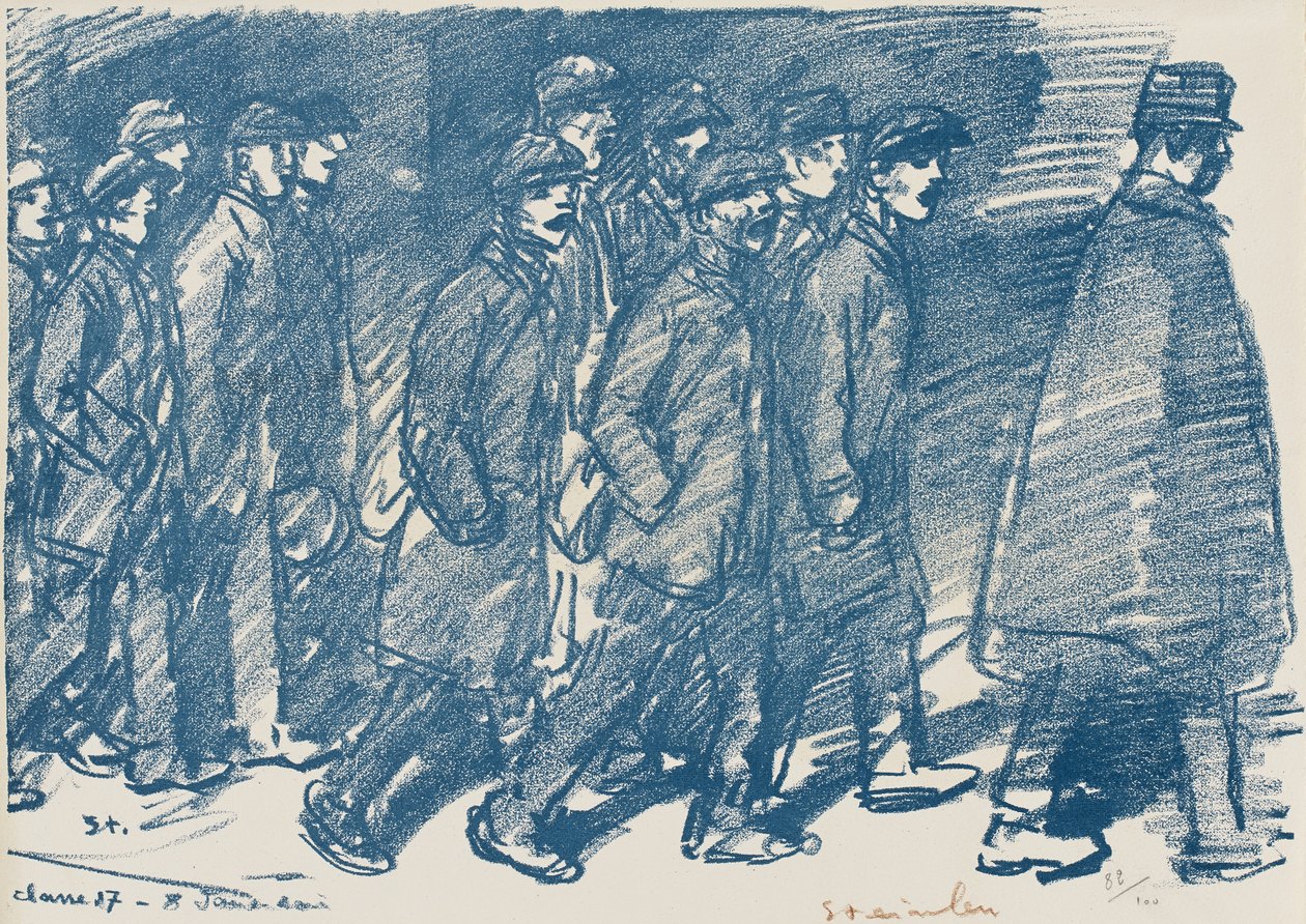 Névtelen, 19. század vége (litográfia szőtt papíron) alkotó: Théophile Alexandre Steinlen