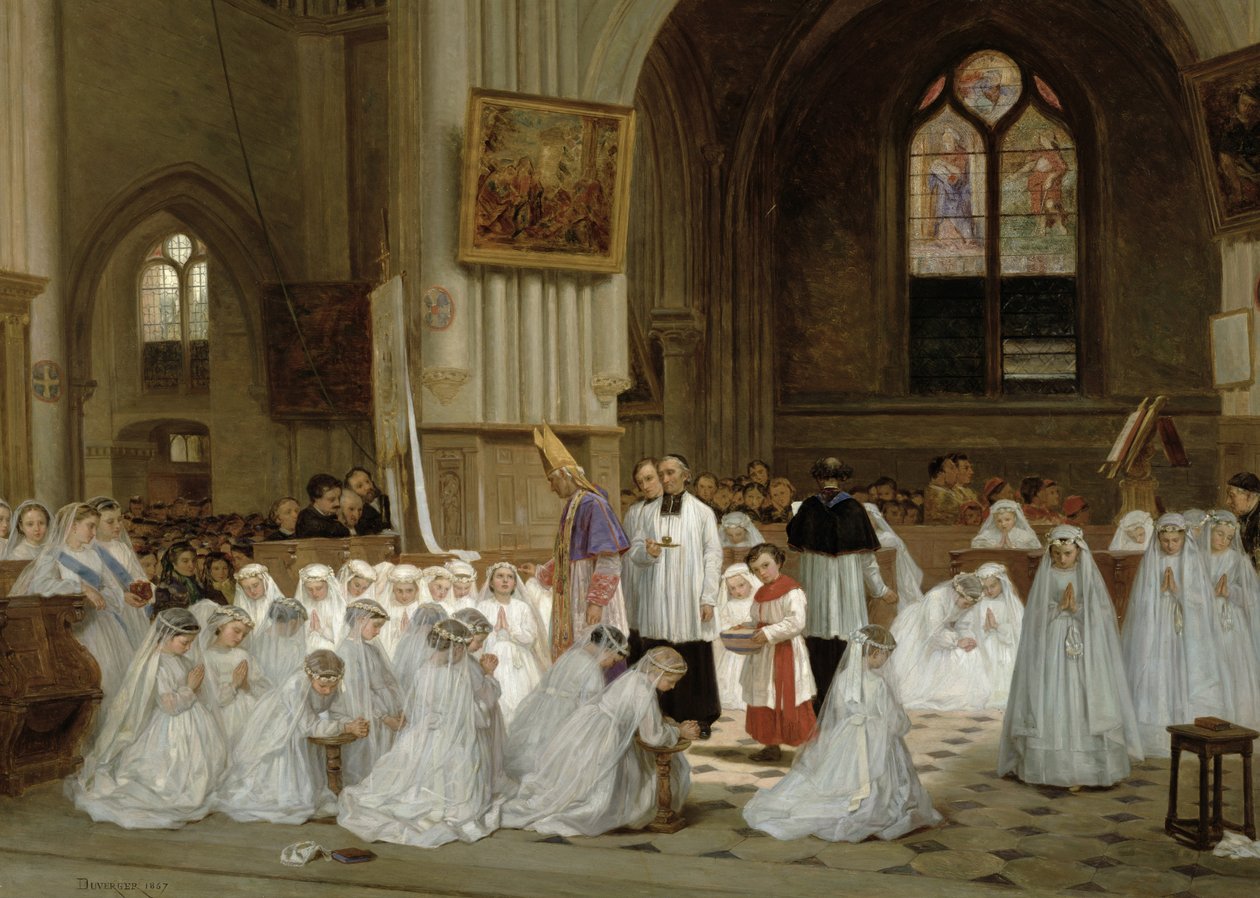 Elsőáldozás, 1867 alkotó: Theophile Emmanuel Duverger