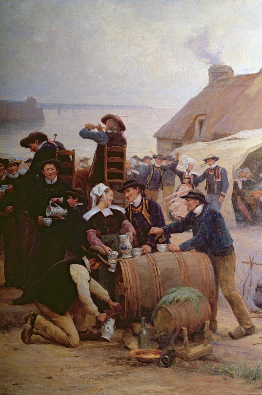 The Pardon in Bretagne (részlet) (lásd még: 164315, 164317) alkotó: Theophile Louis Deyrolle