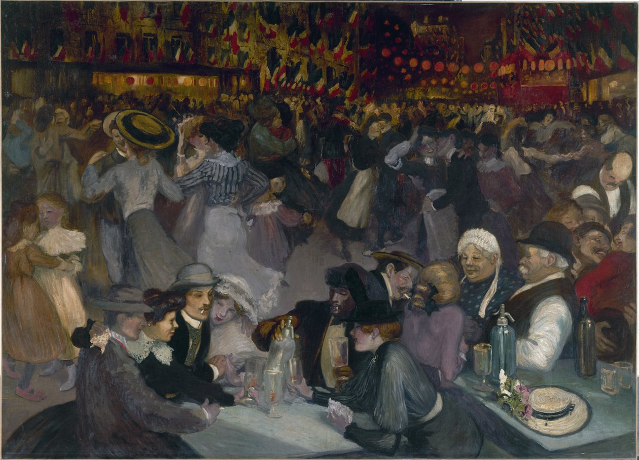 július 14. alkotó: Théophile Alexandre Steinlen