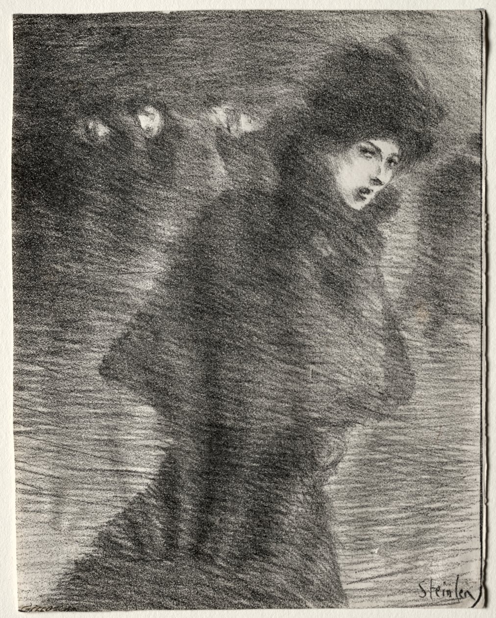 Egy elhaladó nő alkotó: Théophile Alexandre Steinlen