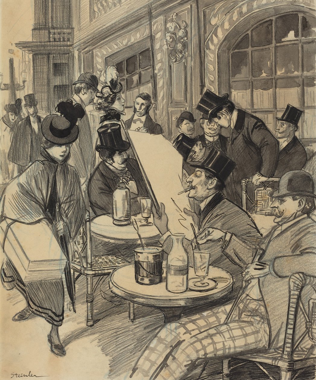 Maxime-nál alkotó: Théophile Alexandre Steinlen