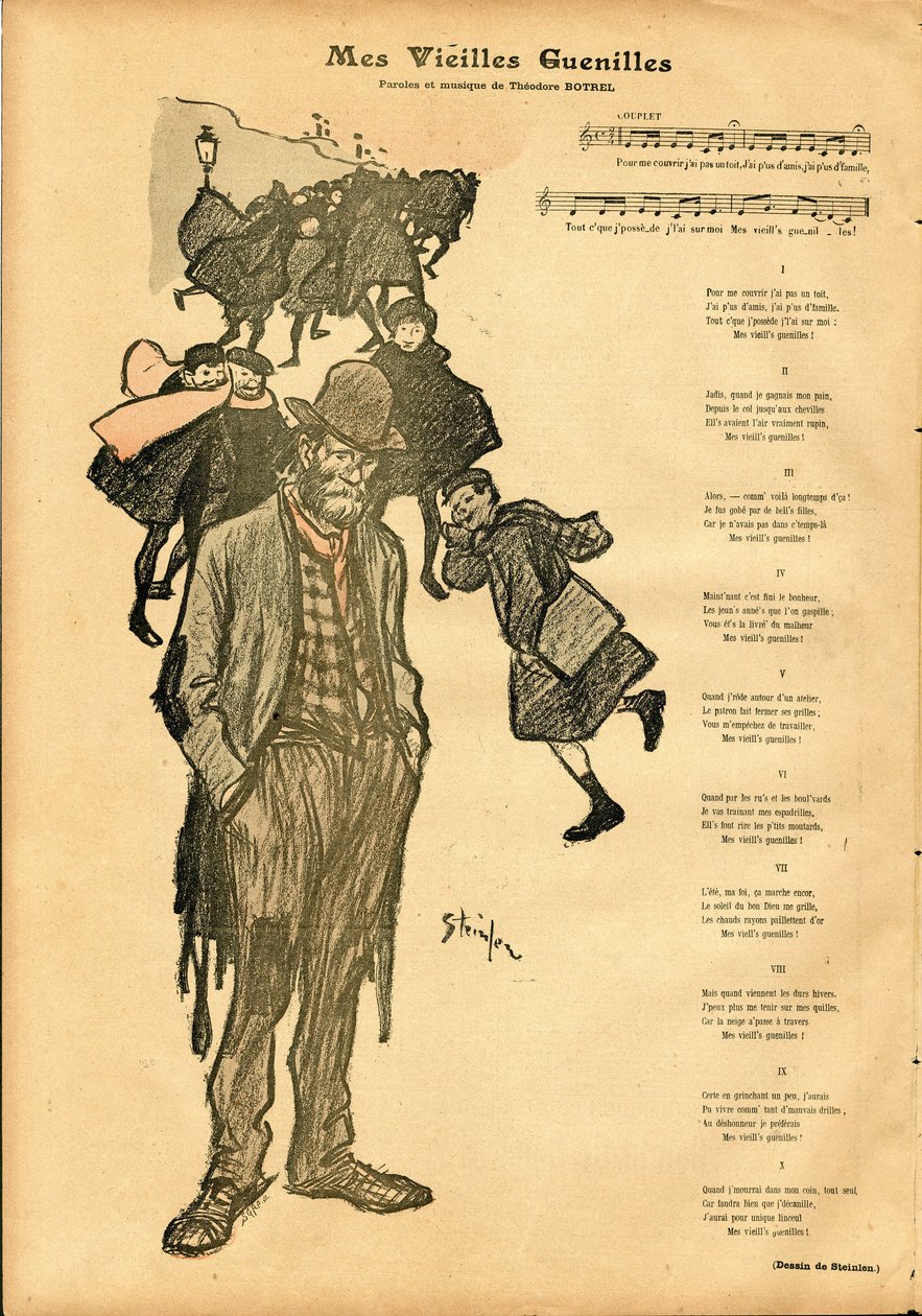 Gil Blas alkotó: Théophile Alexandre Steinlen