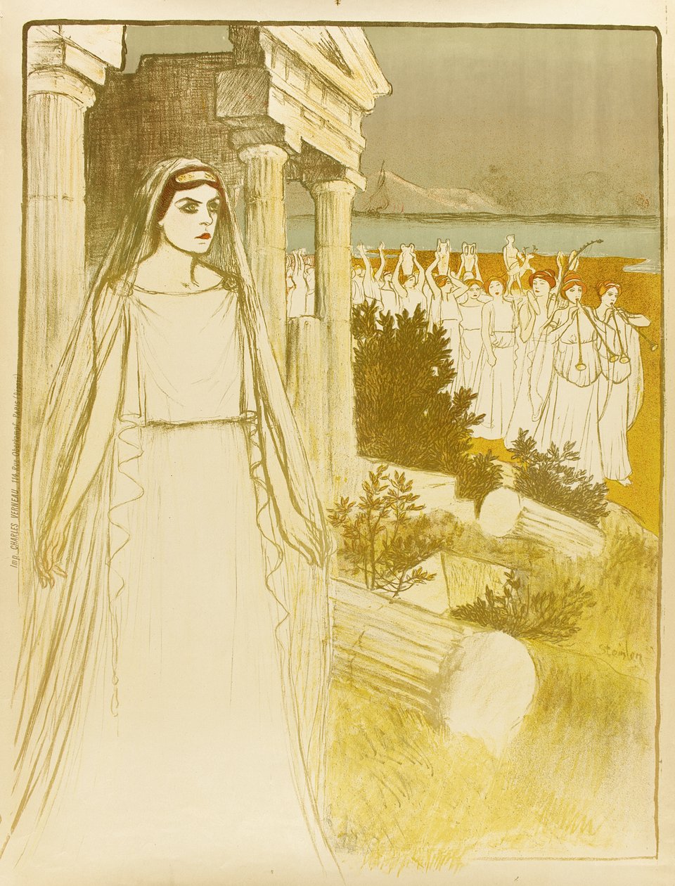 Hellé. Opera 4 felvonásban alkotó: Théophile Alexandre Steinlen
