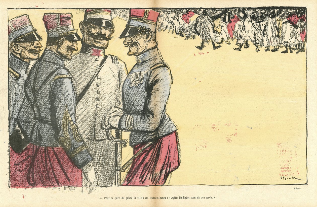 Steinlen (1859-1923) illusztrációja a Vadkacsában alkotó: Théophile Alexandre Steinlen