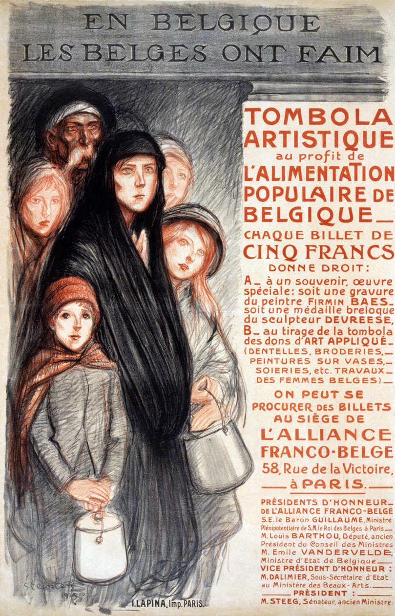 Belgiumban a belgák éhesek alkotó: Theophile Alexandre Steinlen