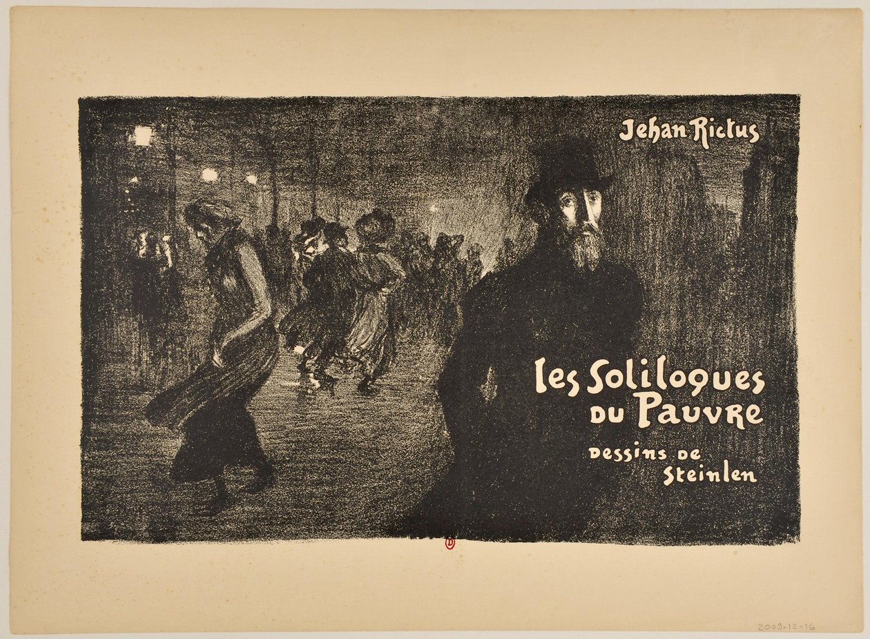 [A szegény ember monológjai] alkotó: Théophile Alexandre Steinlen