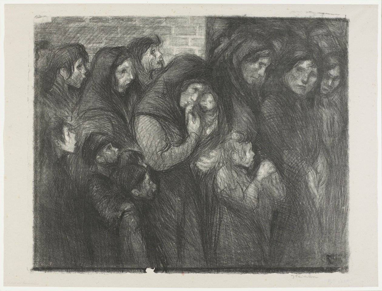 [A courrières-i özvegyek] alkotó: Théophile Alexandre Steinlen