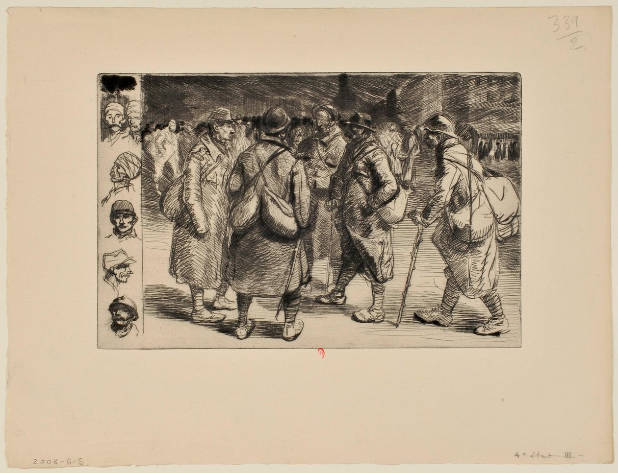[Szabadságon lévő katonák, 1. sz.] alkotó: Théophile Alexandre Steinlen