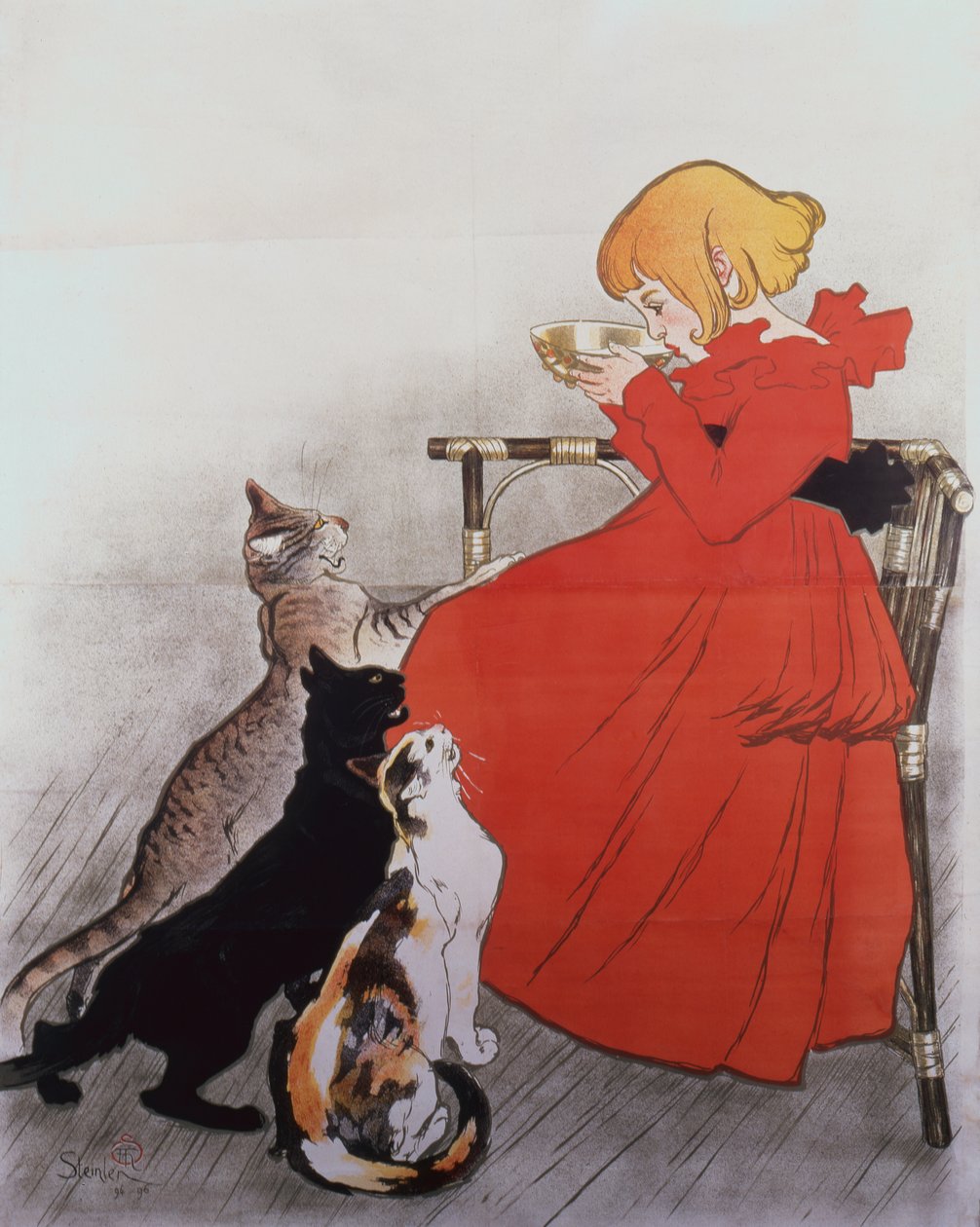 Tiszta sterilizált tej a La Vingeanne-tól alkotó: Théophile Alexandre Steinlen
