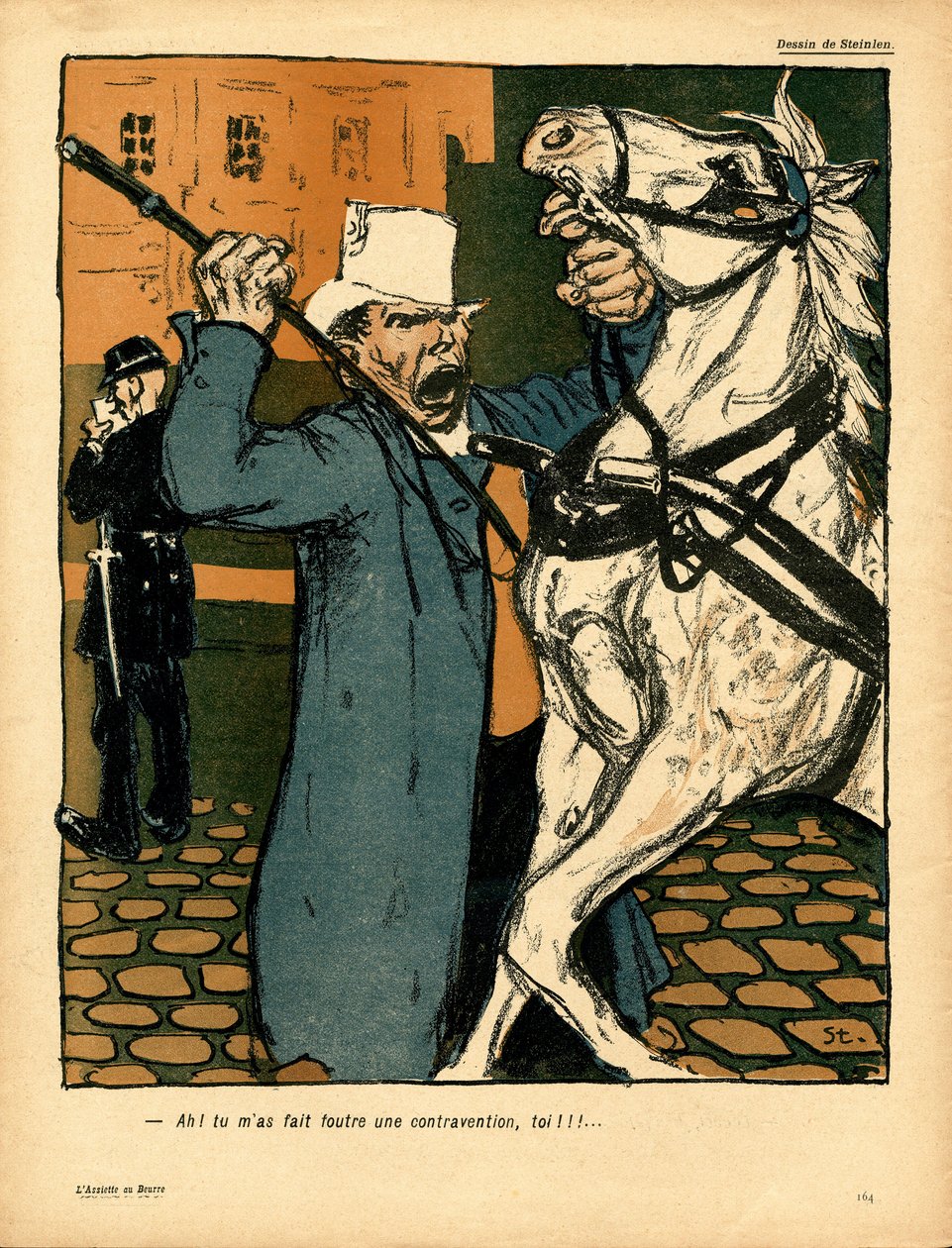 A vajtányér, színekben szatirikus alkotó: Théophile Alexandre Steinlen