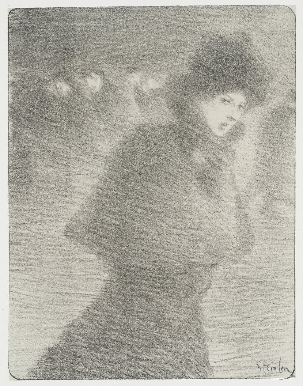 Egy elhaladó nő alkotó: Théophile Alexandre Steinlen