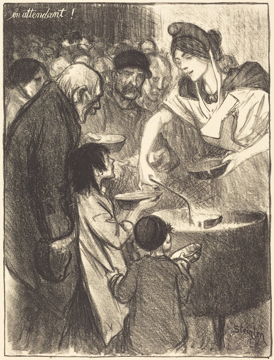 Várakozás alkotó: Théophile Alexandre Steinlen
